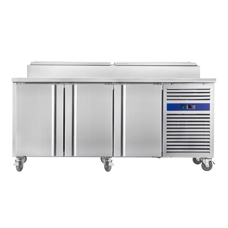Saladette réfrigérée positive 3 portes - 10xGN 1/3 - 540L