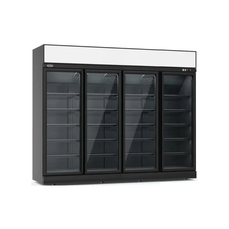 Vitrine réfrigérée 4 portes vitrées 2060L