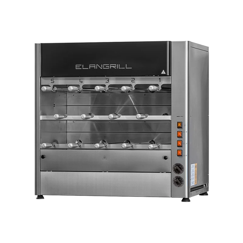 Churrasco électrique 14 épées - 10kW 400V