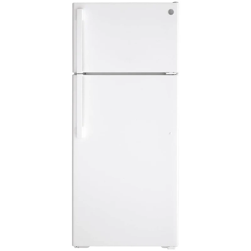 GTE18DTNRWW - REFRIGERATORS - GE - Top Freezer - White - Open Box