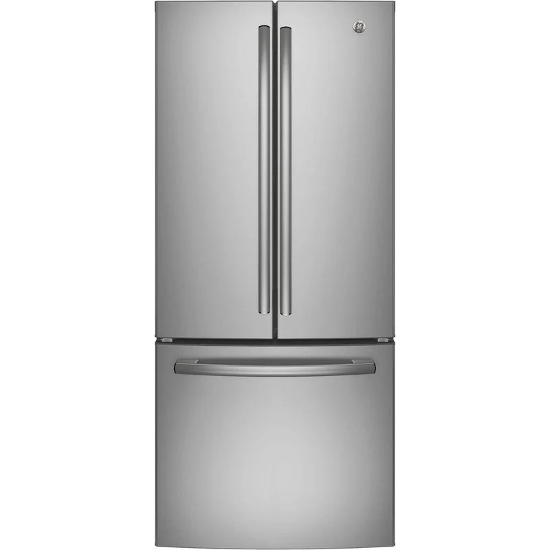 GNE21DYRKFS - REFRIGERATORS - GE - French 3-Door - Stainless Steel - Open Box