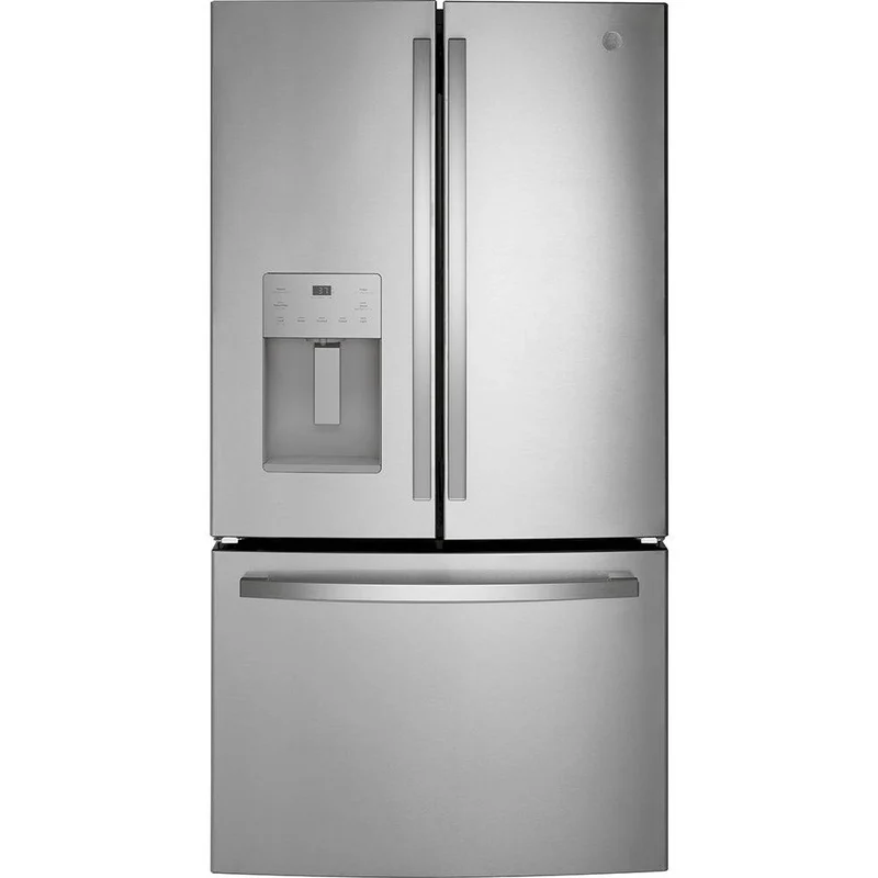 GFE26JYMFS - REFRIGERATORS - GE - French 3-Door - Stainless Steel - Open Box