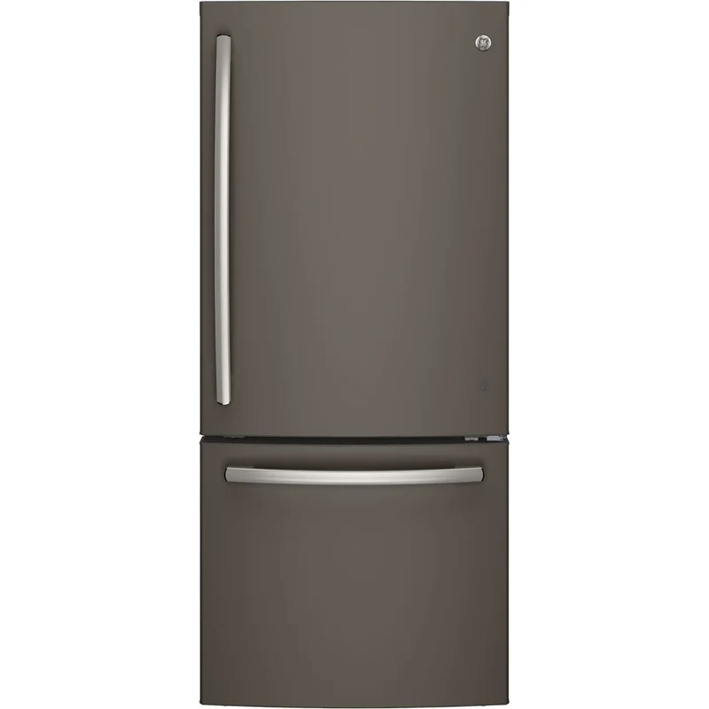GDE21DMKES - REFRIGERATORS - GE - Bottom Freezer - Slate Grey - Open Box