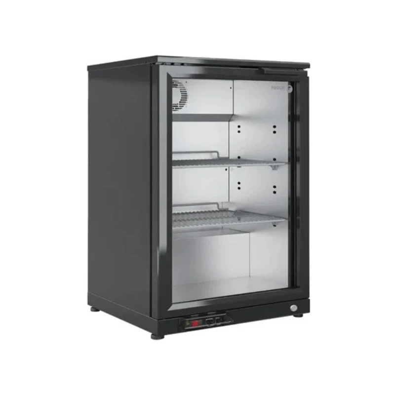 Arrière-bar réfrigéré noir 1 porte