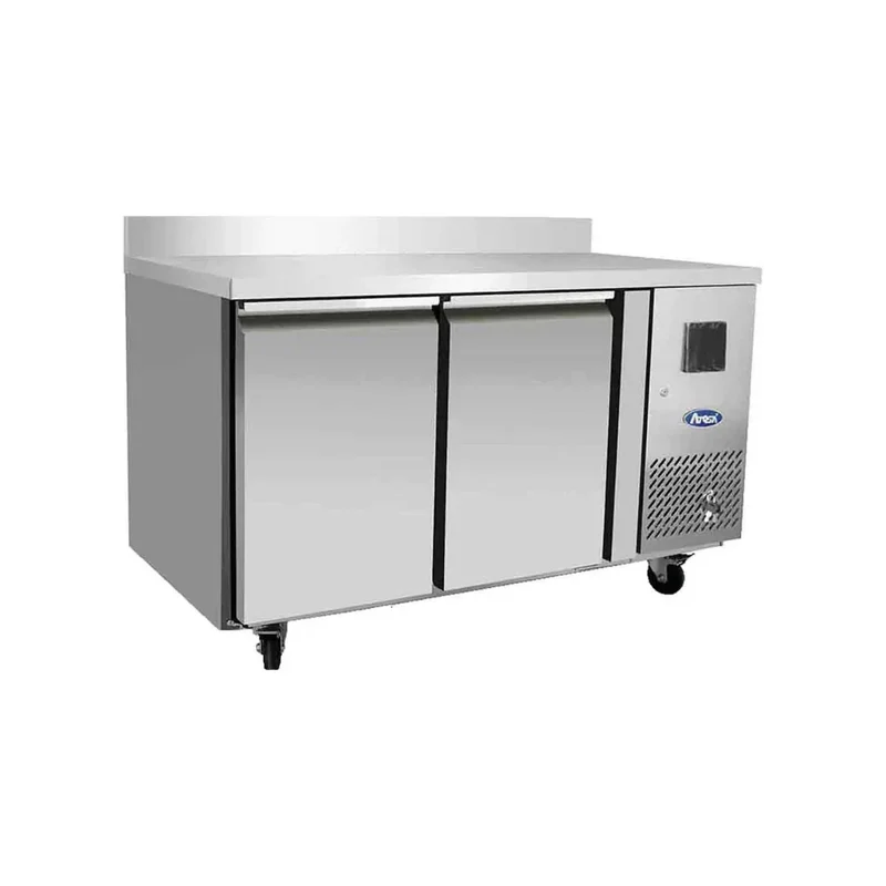 Table réfrigérée négative avec dosseret 2 portes 240L
