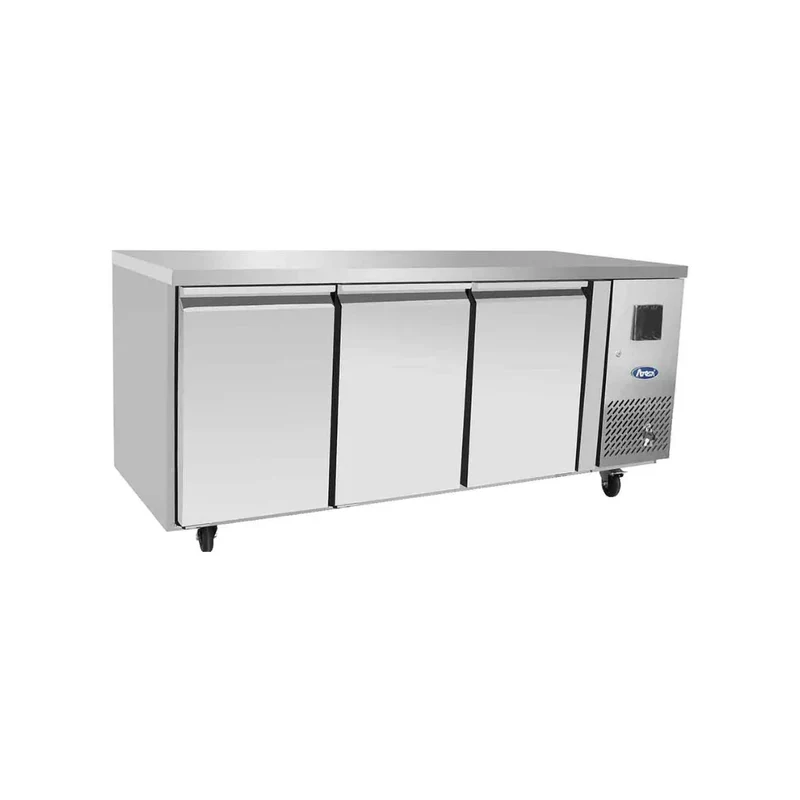 Table réfrigérée positive sans dosseret 3 portes 350L