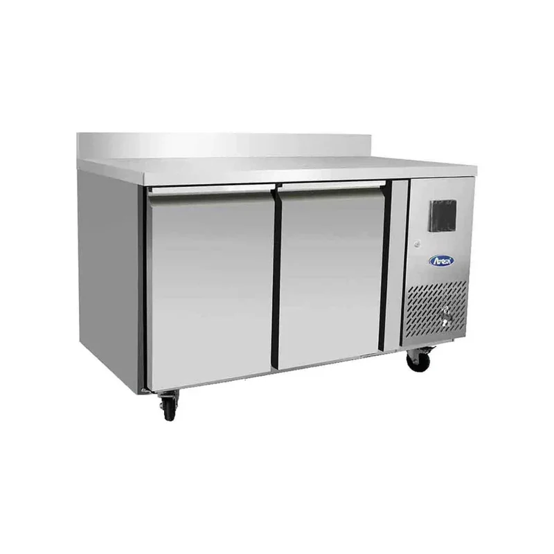 Table réfrigérée négative avec dosseret 2 portes 280L