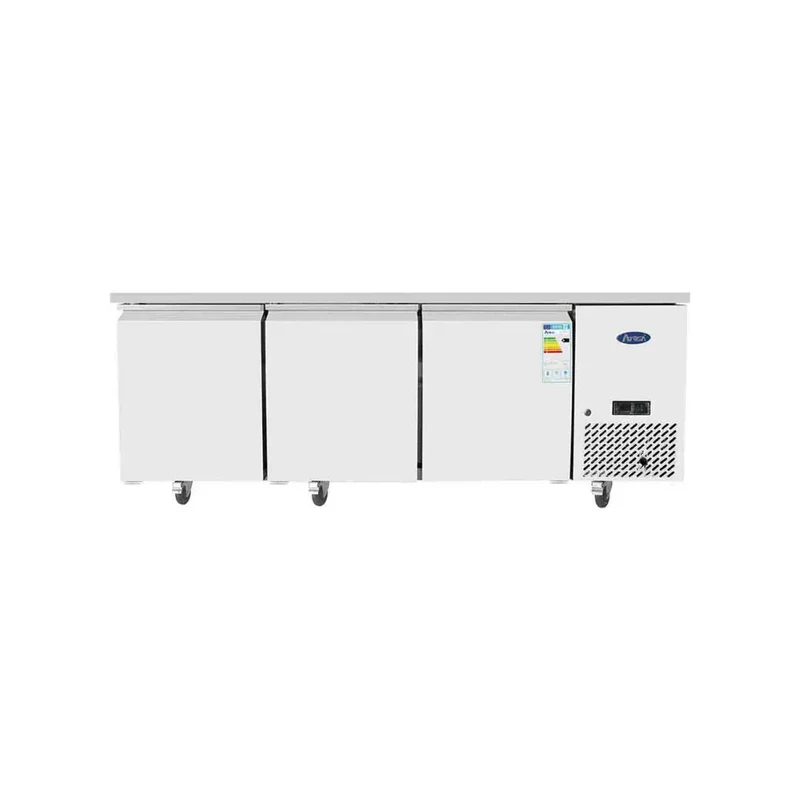 Table réfrigérée pâtissière positive sans dosseret 3 portes 580L