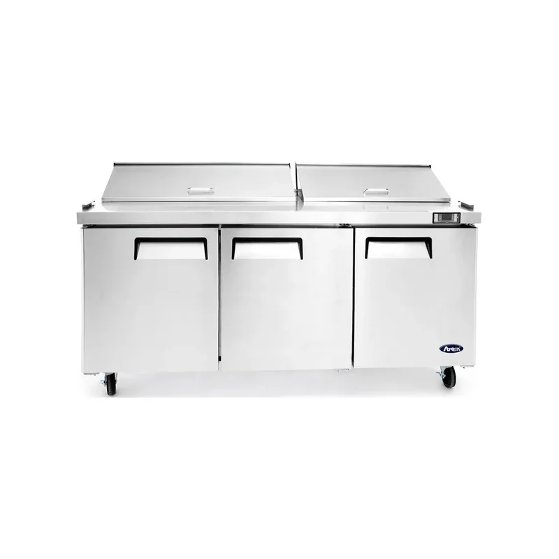 Saladette réfrigérée positive 3 portes 600L - 18GN 1/6