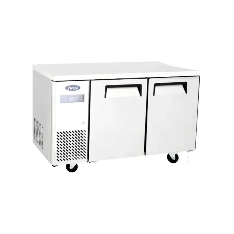 Table réfrigérée négative sans dosseret 2 portes 270L
