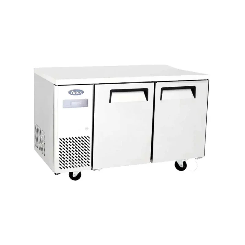 Table réfrigérée positive sans dosseret 2 portes 370L