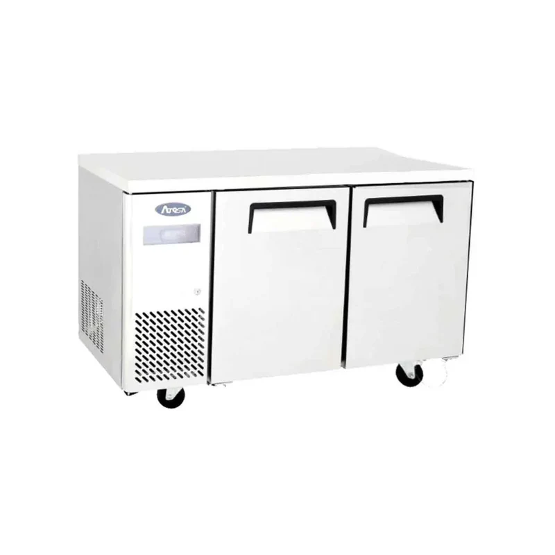 Table réfrigérée négative sans dosseret 2 portes 370L