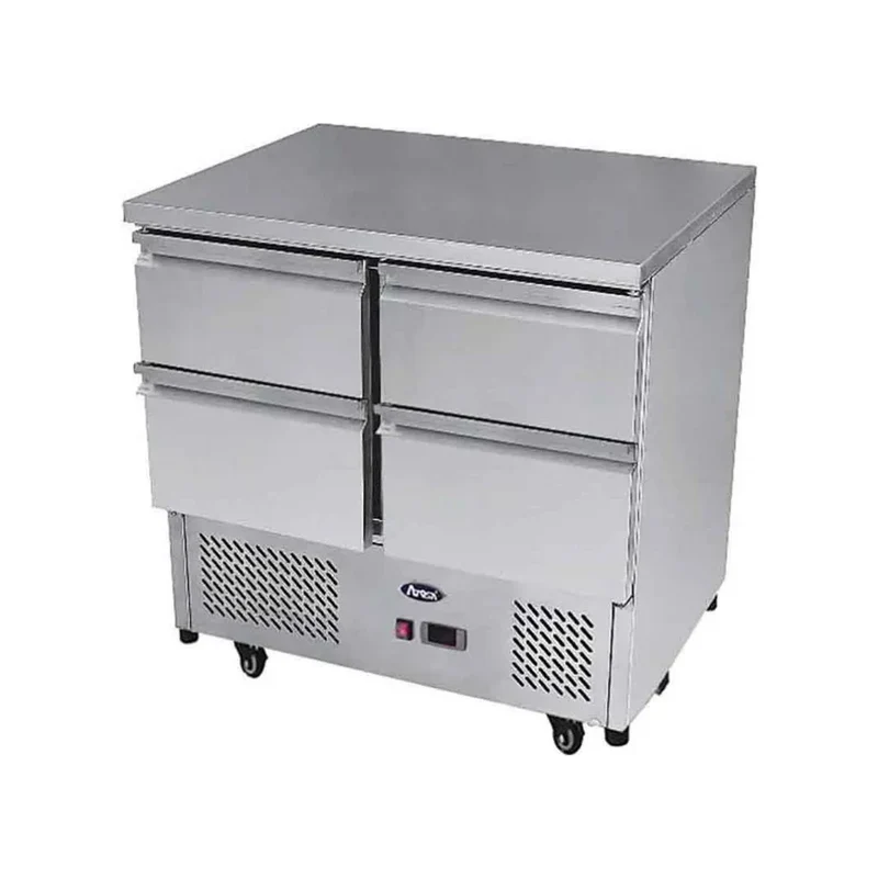 Table réfrigérée positive 4 tiroirs 300L
