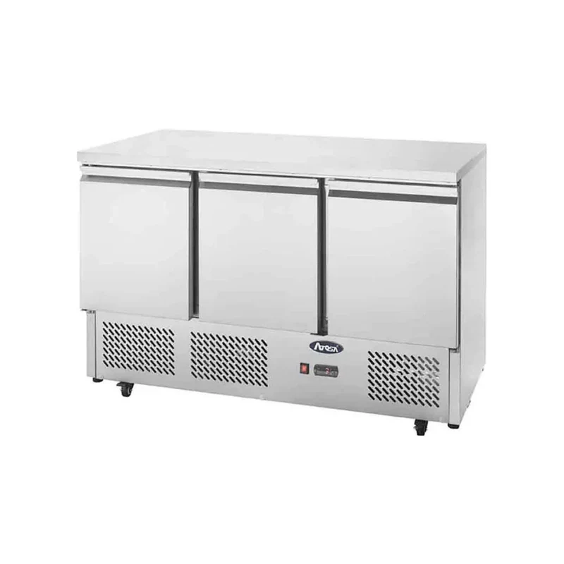 Table réfrigérée positive 3 portes 380L