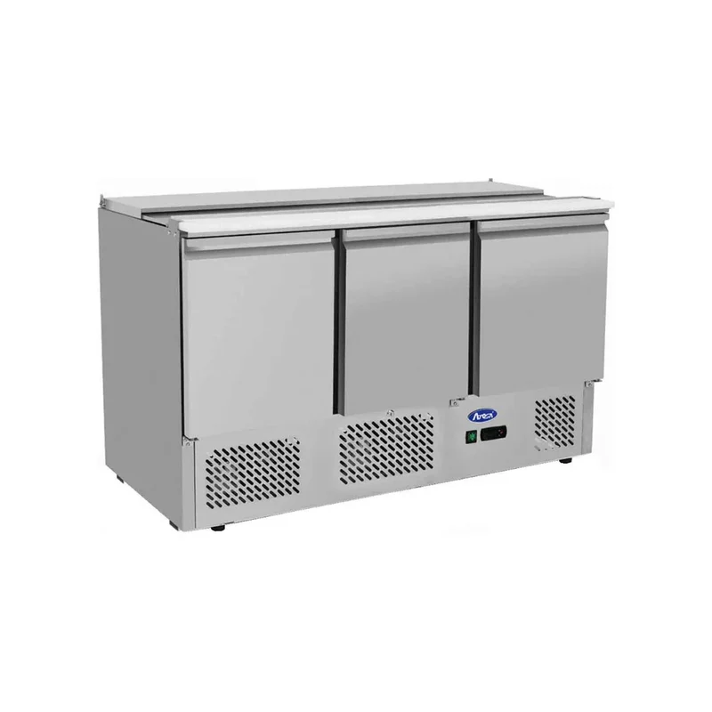 Saladette réfrigérée positive 3 portes 380L