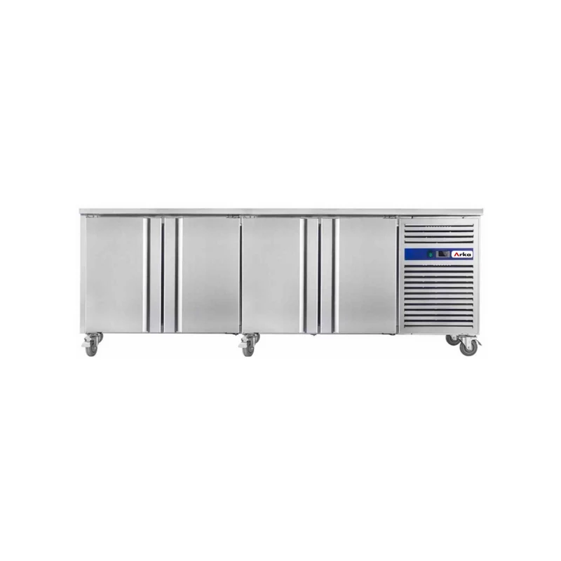 Desserte réfrigérée positive sans dosseret 4 portes - 480L