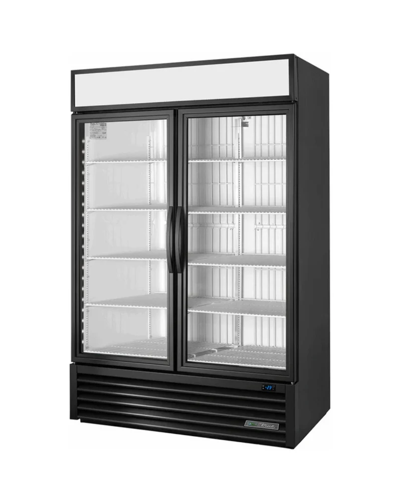 Armoire réfrigérée négative congélateur 2 portes vitrées battantes - 1388L