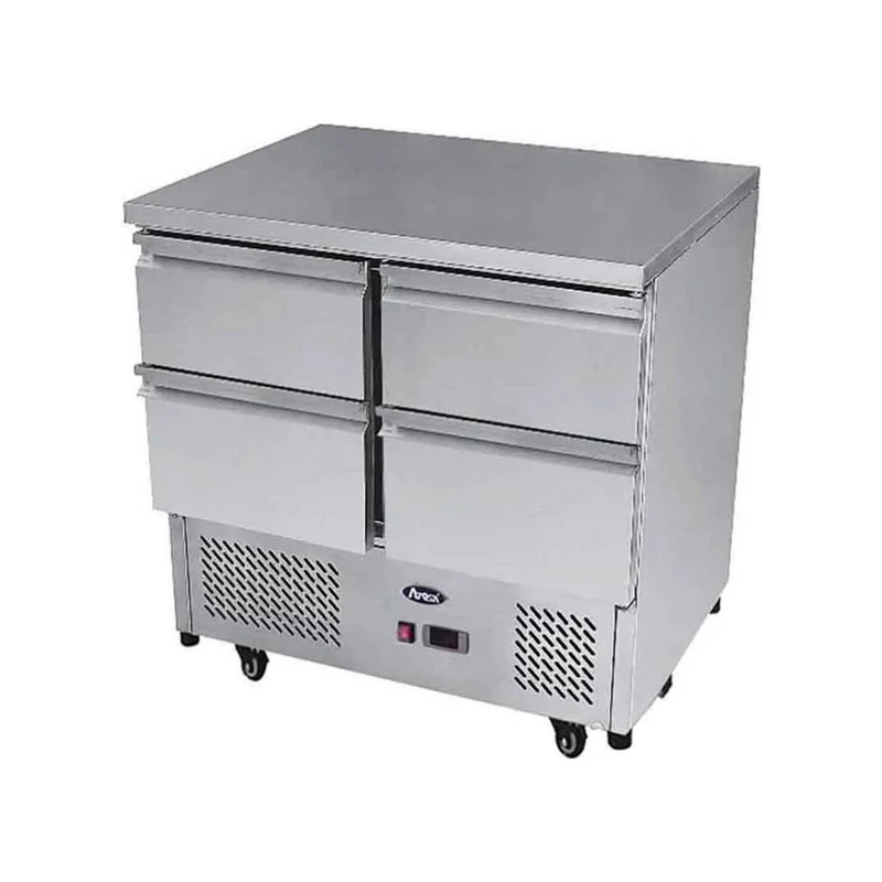 Table réfrigérée positive 4 tiroirs - 300L