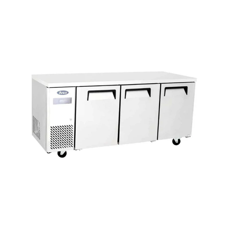 Table réfrigérée positive sans dosseret 3 portes - 470L
