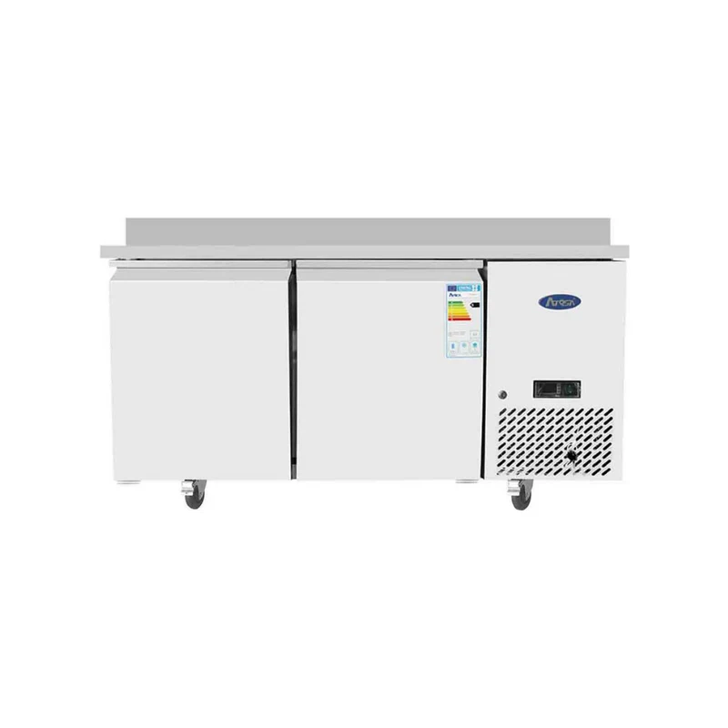Table réfrigérée pâtissière positive avec dosseret 2 portes - 480L
