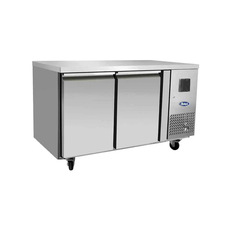 Table réfrigérée positive sans dosseret 2 portes - 280L