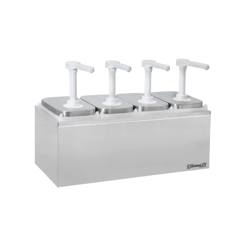 Pompe à sauce neutre 4x2L