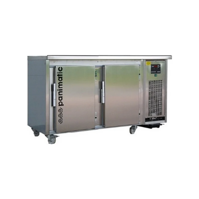 Tour réfrigéré 2 portes avec dessus et dosseret inox