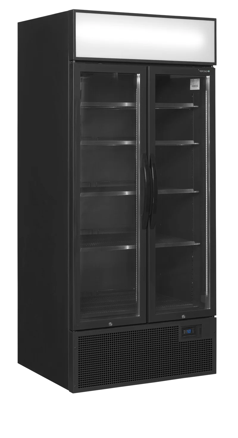 Vitrine réfrigérée noire