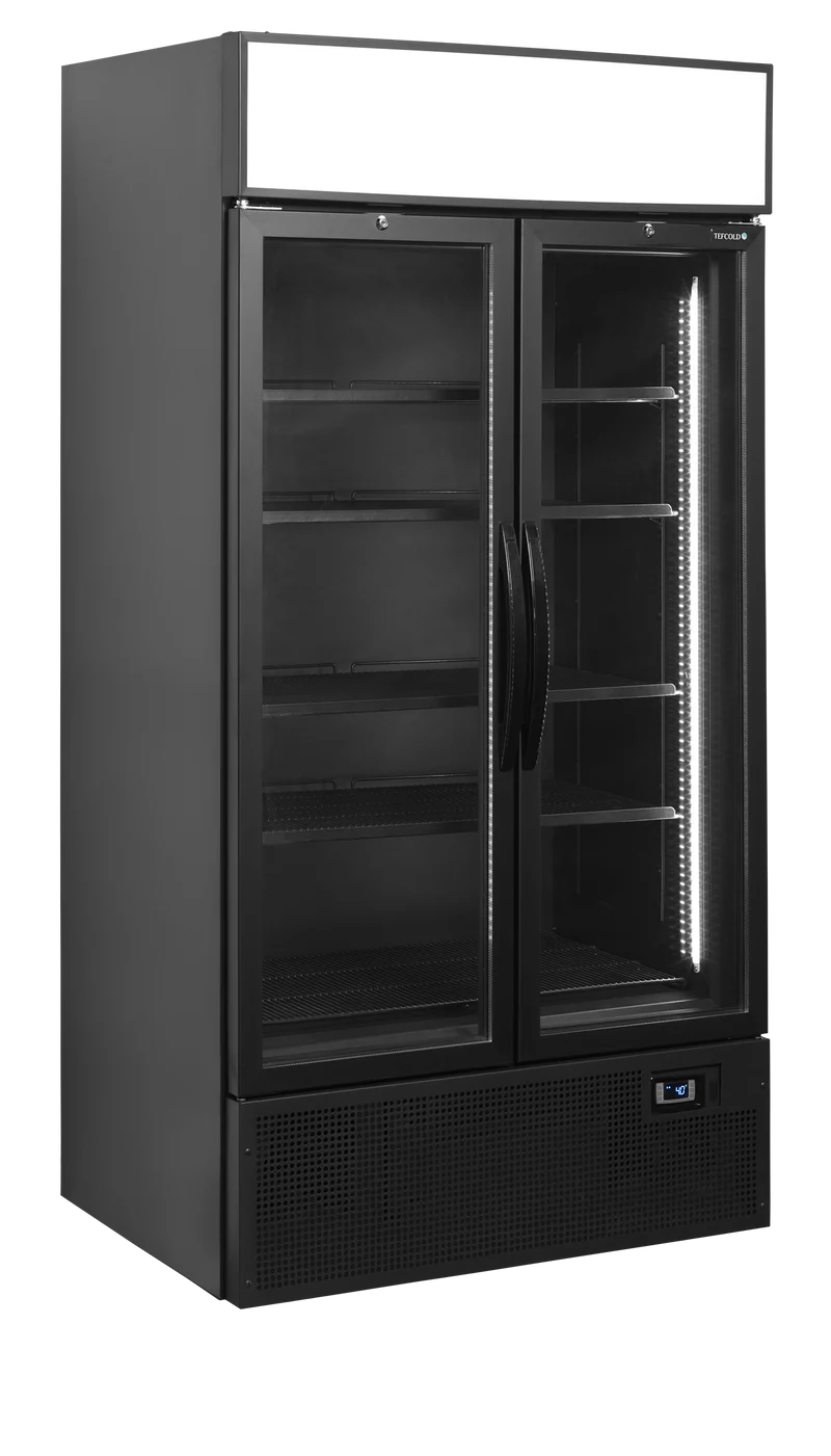 Vitrine réfrigérée noire