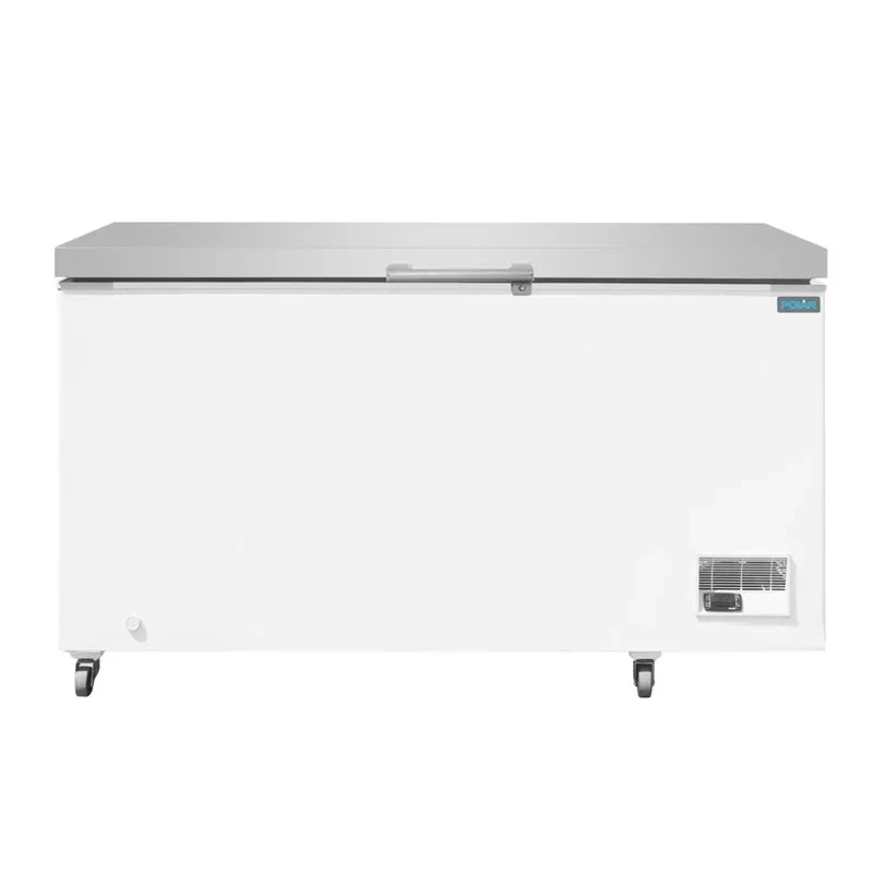 Congélateur coffre Polar G-Series avec couvercle en acier inoxydable 378 Litres
