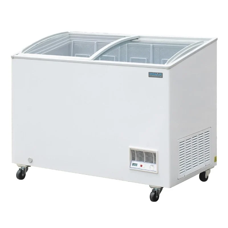 Polar Série G armoire de congélation coffre 270 Litres avec couvercle coulissant en verre