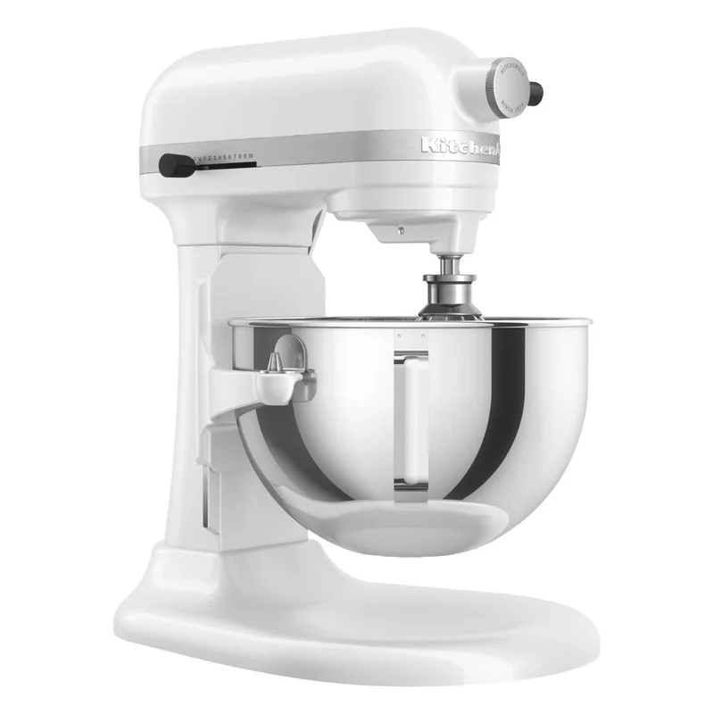 Robot pâtissier professionnel à bol relevable KitchenAid 5,2 L blanc
