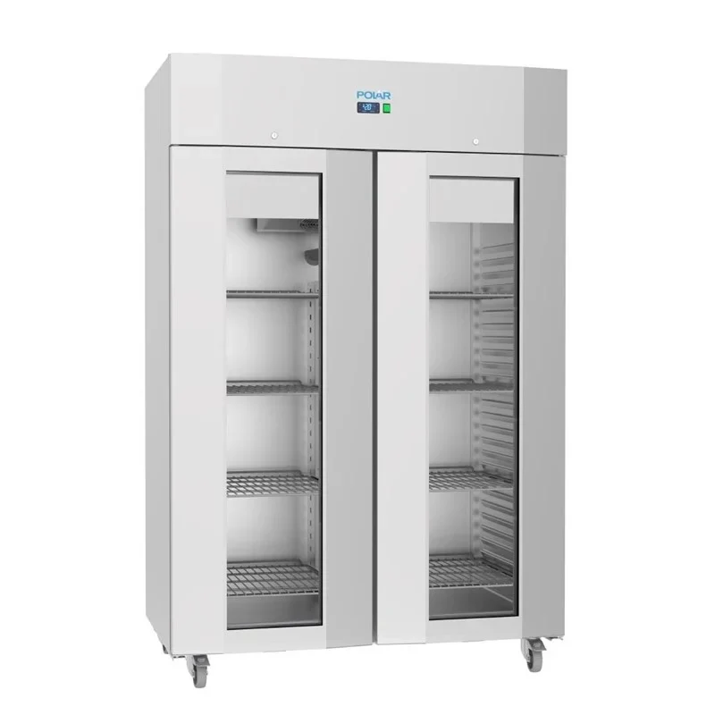 Armoire de congélation Polar série U 1400 Litres avec porte vitrée, haute efficacité énergétique