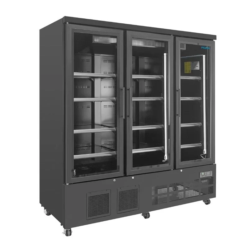 Polar G-Serie armoire à boissons 1156 Litres 3 portes, noir