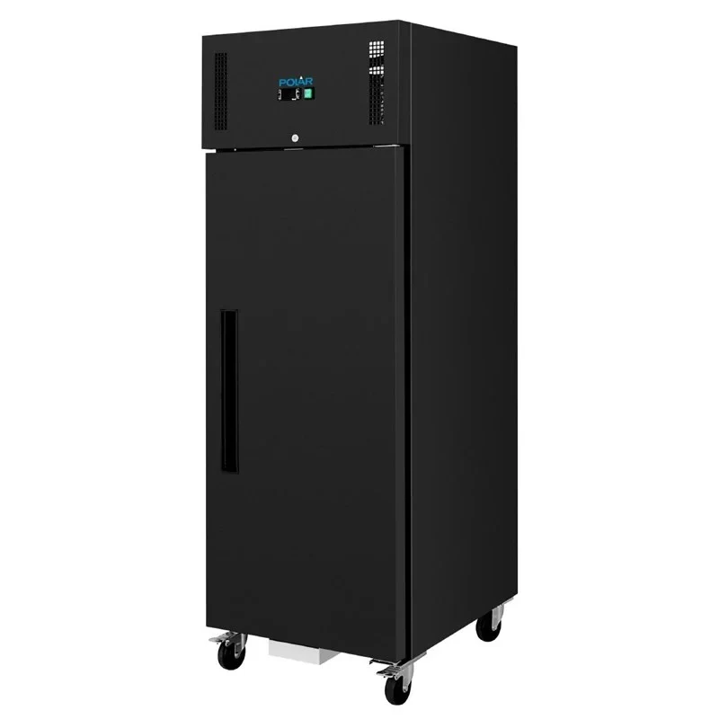 Armoire réfrigérée professionnelle Polar Série G 537 litres, noire