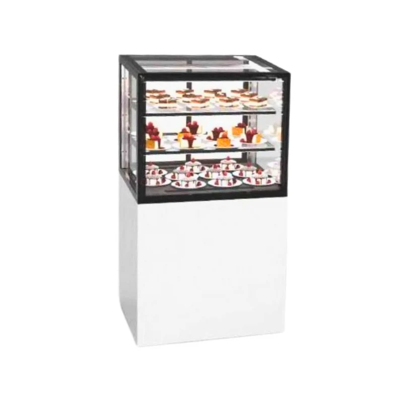 Vitrine chaude libre service 3 niveaux