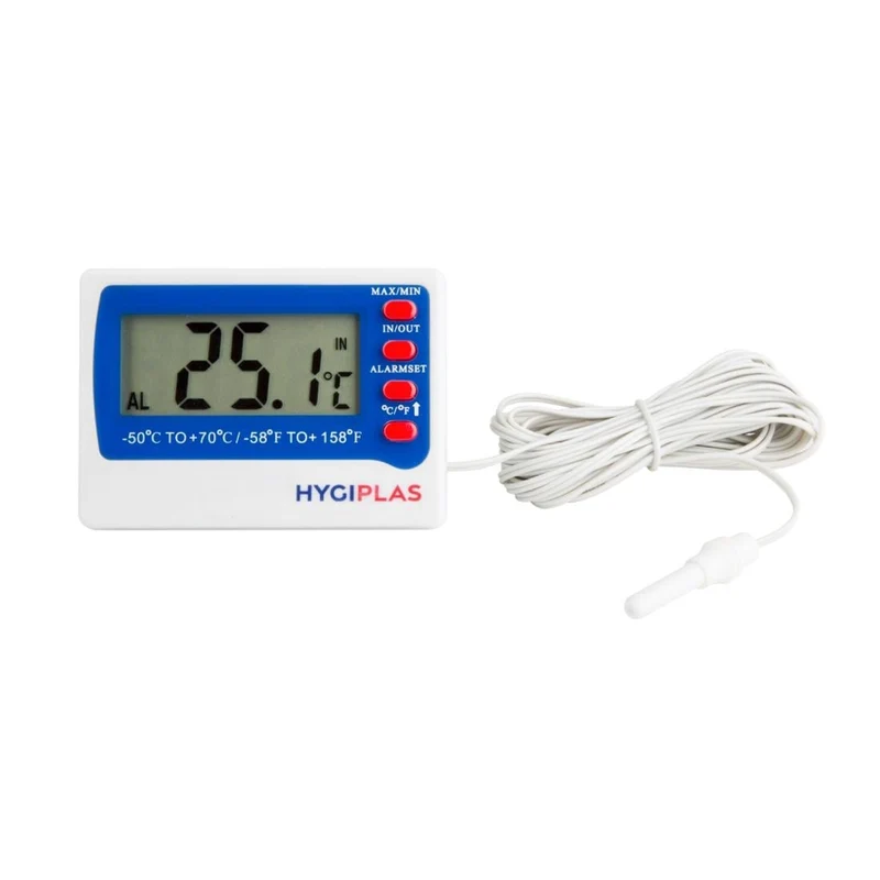 Thermomètre numérique pour congélateur et réfrigérateur Hygiplas
