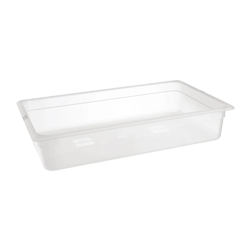 Bac en polypropylène GN 1/1 sans couvercle Nisbets Essentials 100mm