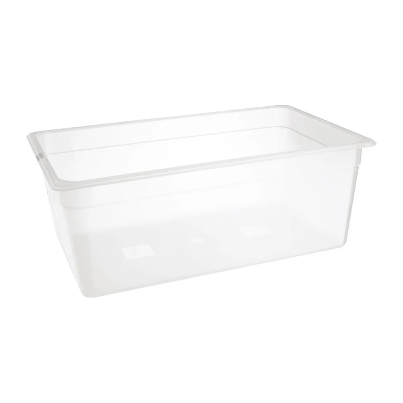 Bac en polypropylène GN 1/1 sans couvercle Nisbets Essentials 200mm
