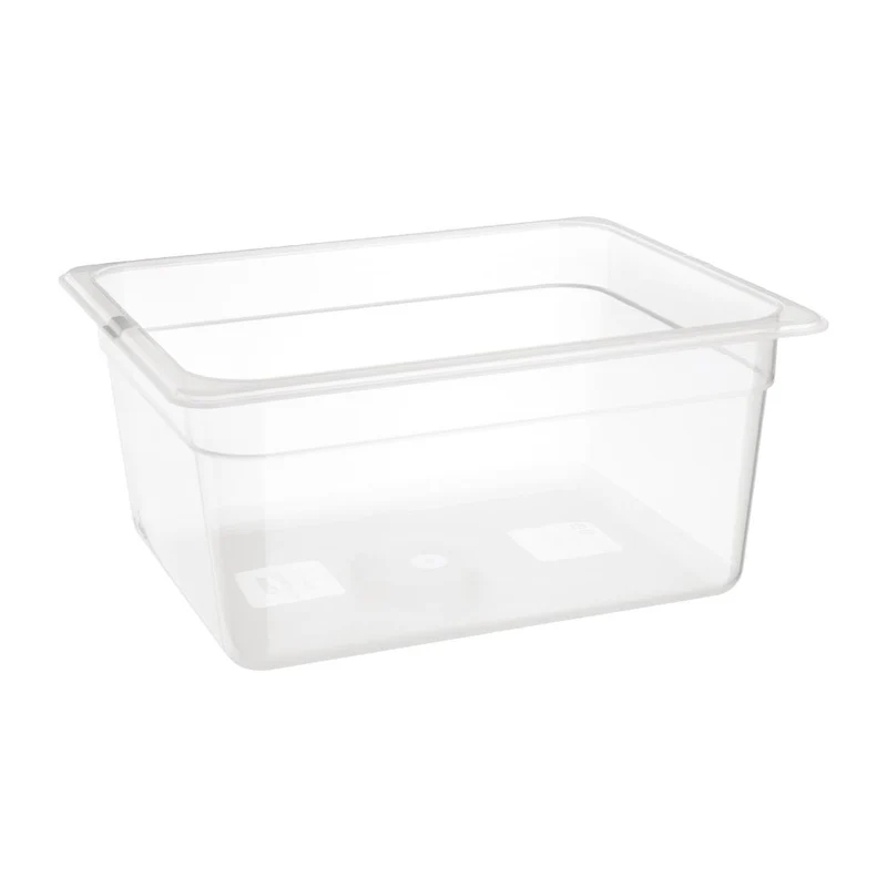 Bac en polypropylène GN 1/2 sans couvercle Nisbets Essentials 150mm