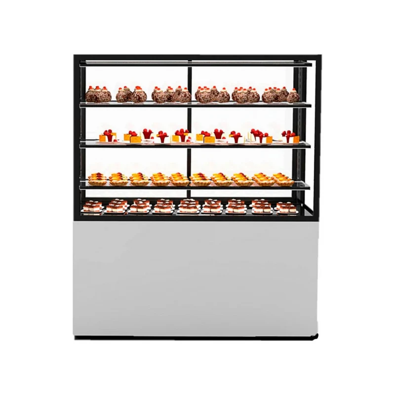 Vitrine de présentation réfrigérée 4 niveaux