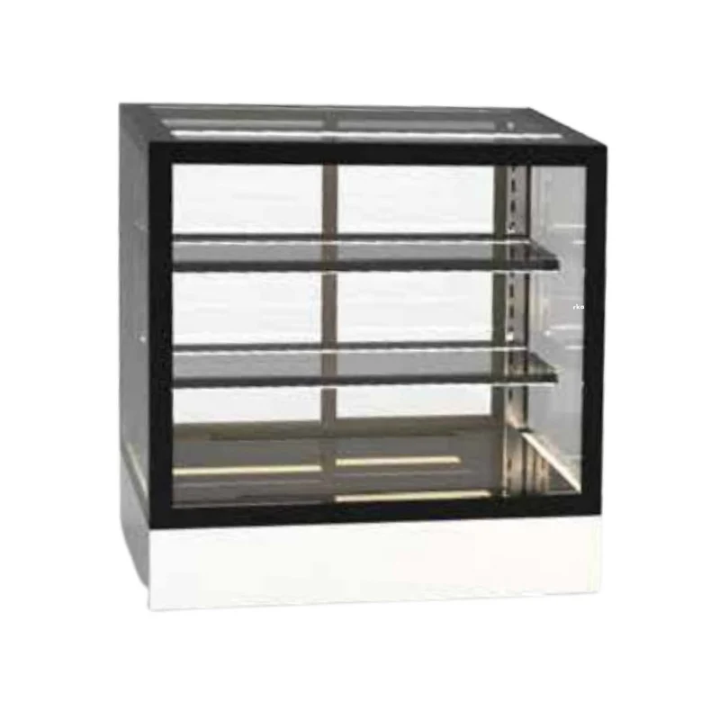 Vitrine chaude libre service 3 niveaux à poser