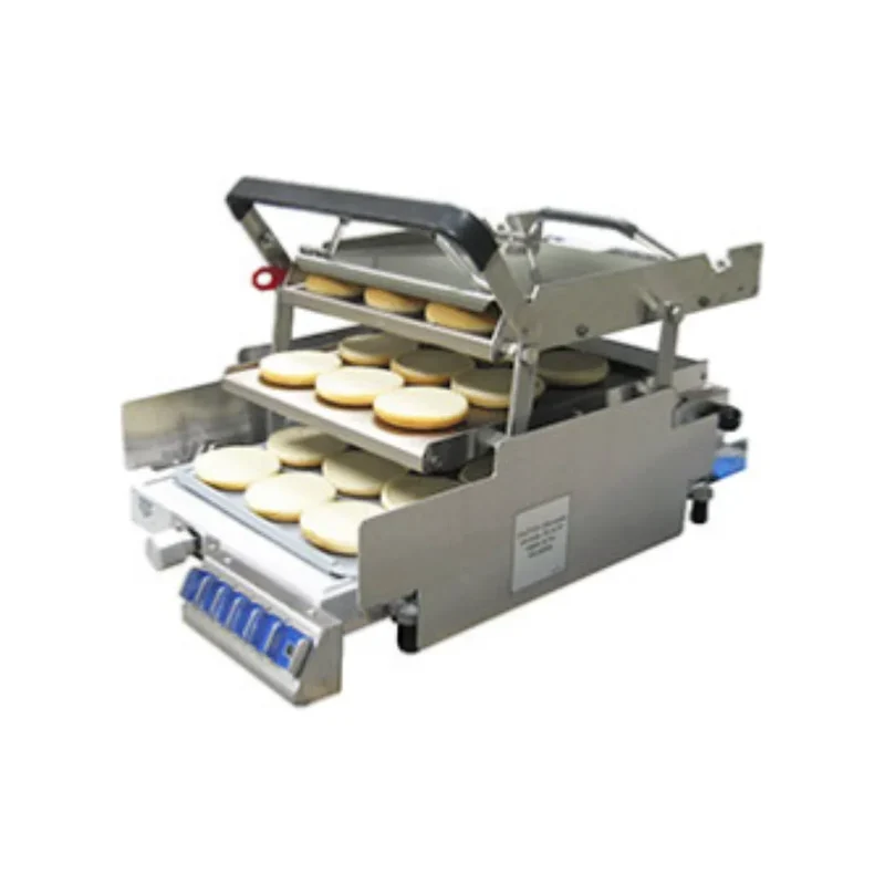 Toaster de contact horizontal - Série 248 - Double plaque - 9 pains - 408x755x385mm