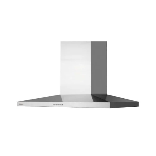 Hotte Décorative Murale Pyramide Plate Inox 90 cm GLEM GHP971IX