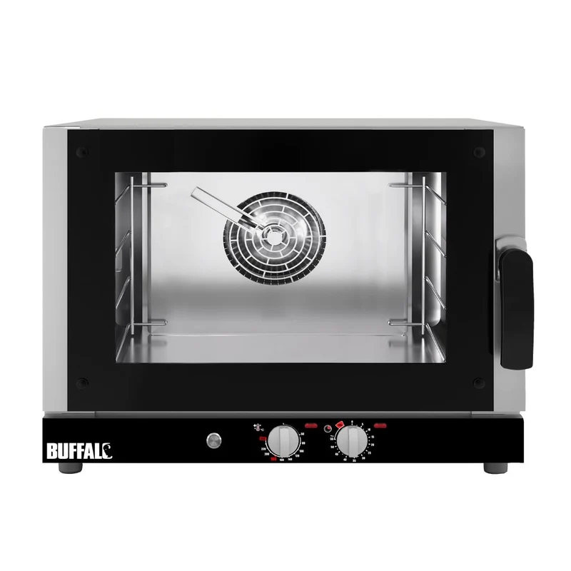 Four à convection avec humidificateur Buffalo 4x GN 1/1 triphasé
