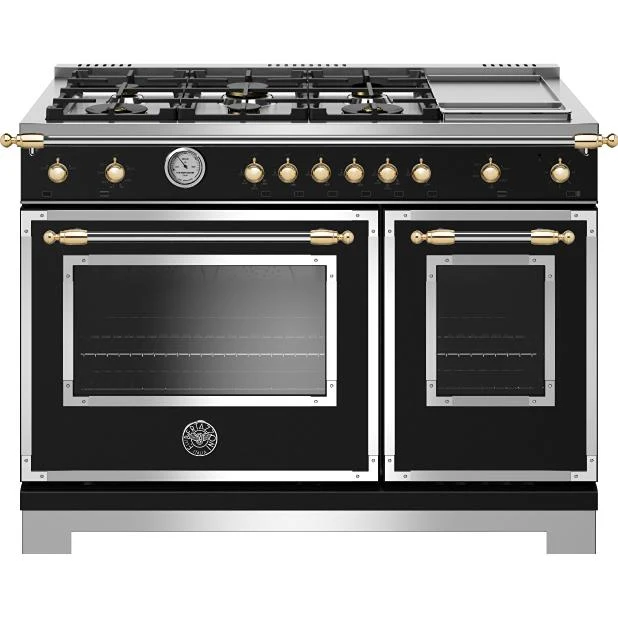 Bertazzoni Cuisinière amovible Biénergie de 48 pouces HER486BTFEPNG