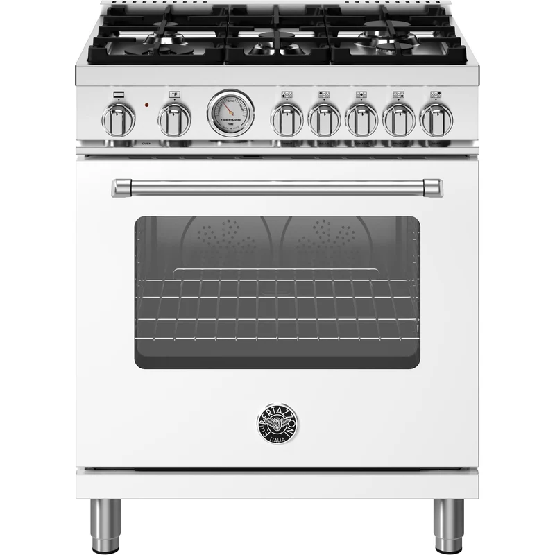 Bertazzoni Cuisinière amovible à biénergie de 30 pouces MAS305DFMBIV