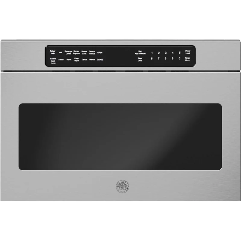 Bertazzoni Four à micro-ondes tiroir intégré de 24 po., 1,2 pi.cu. avec affichage LCD MD24X