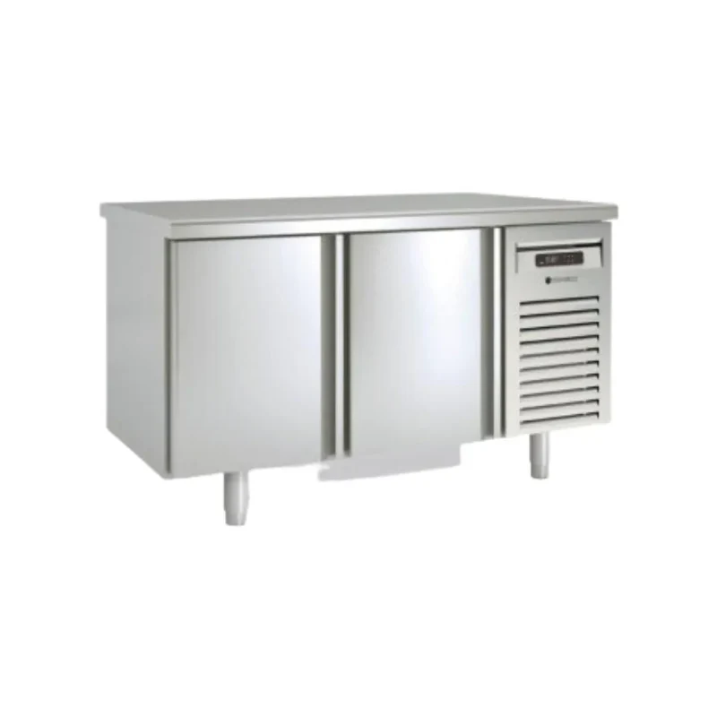Meuble GN 1/1 Traversant réfrigérée positive gamme TOP - 2 portes pleines
