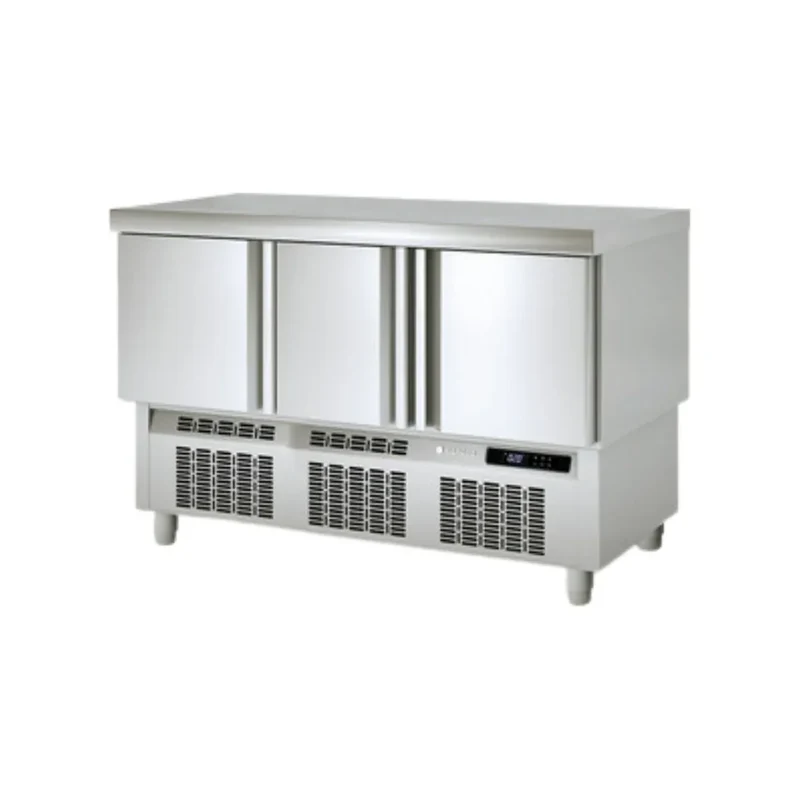 Meuble GN 1/1 Compact réfrigérée positive gamme TOP - 3 portes pleines